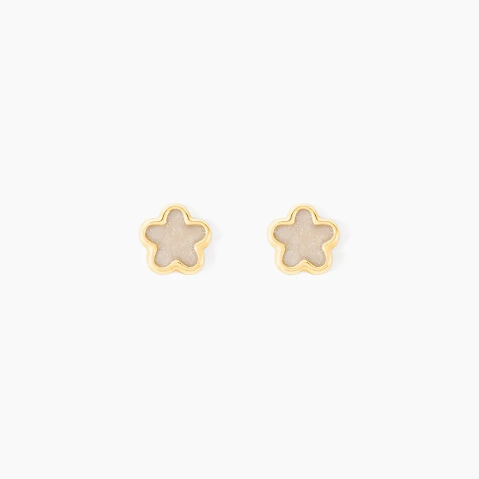 Boucles D'oreilles Puces Heikki Or Jaune