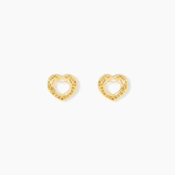 Boucles D'oreilles Puces Himelinda Or Jaune