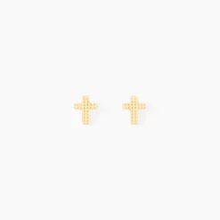 Boucles D'oreilles Puces Kristjan Or Jaune