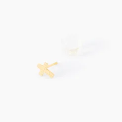 Boucles D'oreilles Puces Kristjan Or Jaune