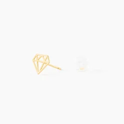 Boucles D'oreilles Puces Kais Or Jaune