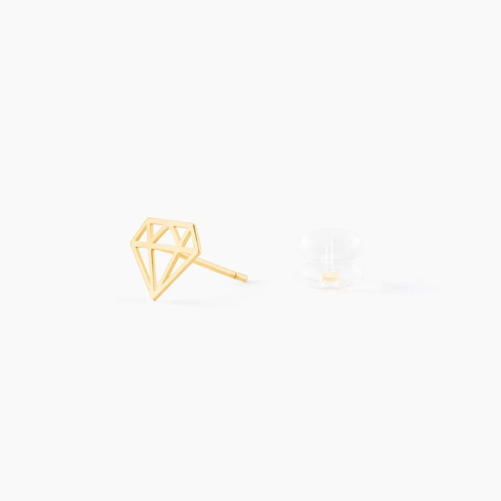 Boucles D'oreilles Puces Kais Or Jaune