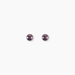 Boucles D'oreilles Puces Micaelle Teintees Or Jaune Perle De Culture