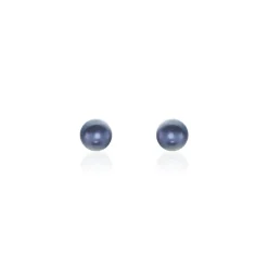 Boucles D'oreilles Puces Micaelle Teintees Or Jaune Perle De Culture