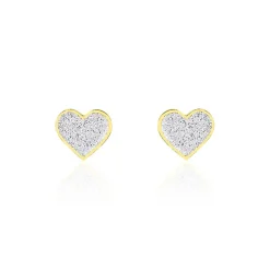 Boucles D'oreilles Puces Marta Or Jaune