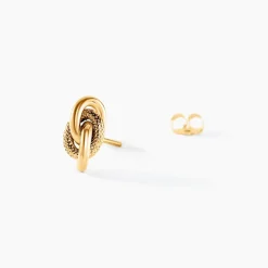 Boucles D'oreilles Puces Niko Or Jaune