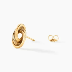 Boucles D'oreilles Puces Ninel Or Jaune