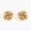 Boucles D'oreilles Puces Or Jaune Guermana