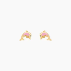 Boucles D'oreilles Puces Or Jaune Mael Smalto