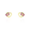 Boucles D'oreilles Puces Or Jaune Myrthale
