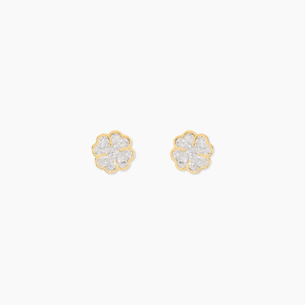 Boucles D'oreilles Puces Or Jaune Gontranie