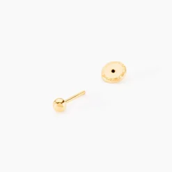 Boucles D'oreilles Puces Or Jaune Fidelia