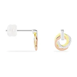 Boucles D'oreilles Puces Or Tricolore Vanadissa Diamants