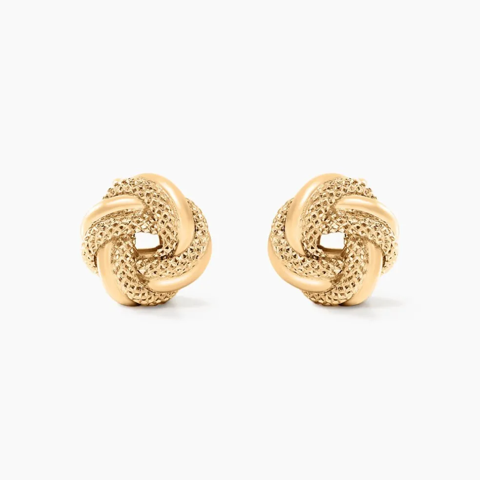Boucles D'oreilles Puces Or Jaune Campanula