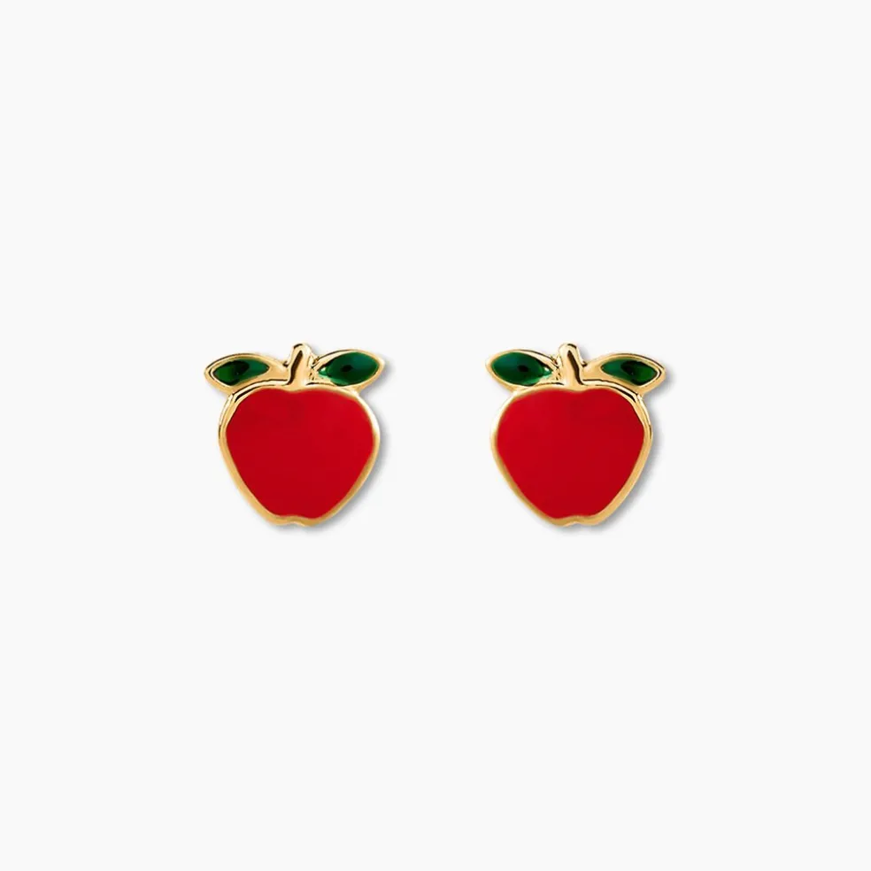 Boucles D'oreilles Puces Pompiliu Or Jaune