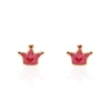 Boucles D'oreilles Puces Quinn Or Jaune