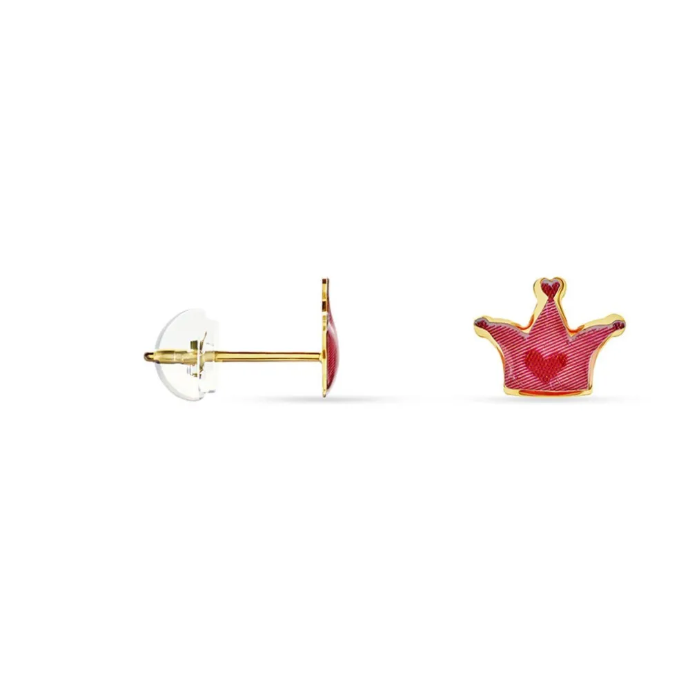 Boucles D'oreilles Puces Quinn Or Jaune