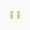 Boucles D'Oreilles Puces Selva Plaqué Or Jaune
