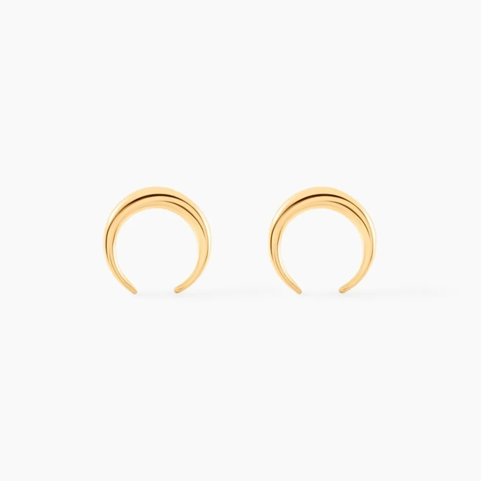 Boucles D'oreilles Puces Sergeline Or Jaune