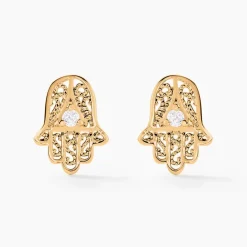 Boucles D'oreilles Puces Stijn Oxydes De Zirconium