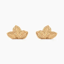 Boucles D'oreilles Puces Tylia Plaqué Or Doré