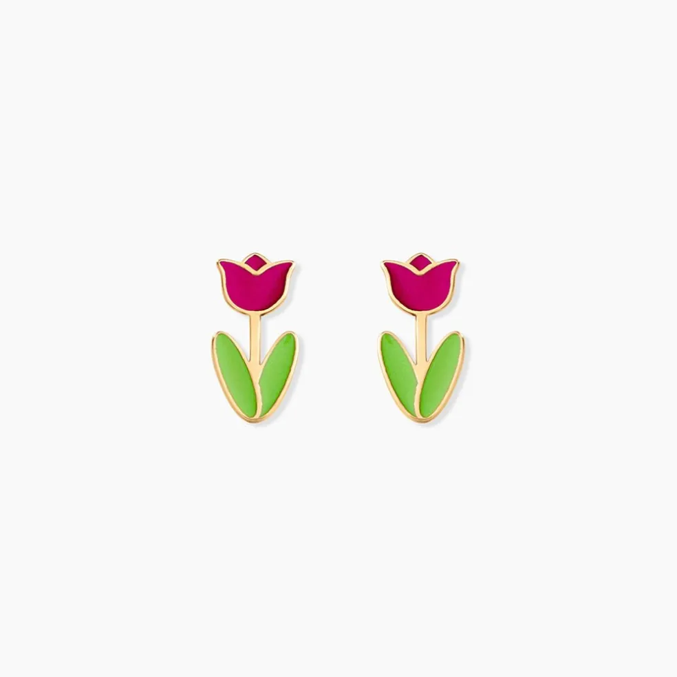 Boucles D'Oreilles Puces Tuulikki Or Jaune