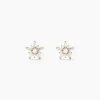 Boucles D'oreilles Puces Wen Or Jaune Oxyde De Zirconium