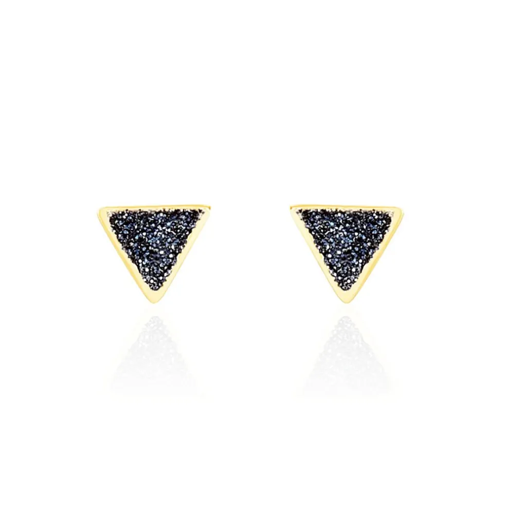Boucles D'oreilles Puces Yora Or Jaune