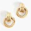 Boucles D'oreilles Puces Zareen Or Jaune