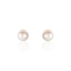 Boucles D'oreilles Suki Or Jaune Perle De Culture