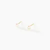 Boucles D'oreilles Suki Or Jaune Perle De Culture