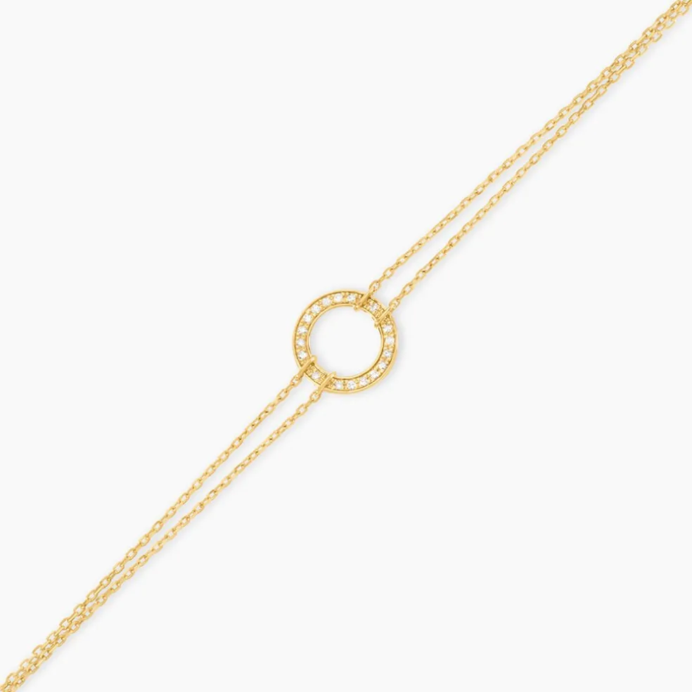 Bracelet Aislin Or Jaune Diamant