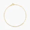 Bracelet Ajith Or Jaune Oxyde De Zirconium