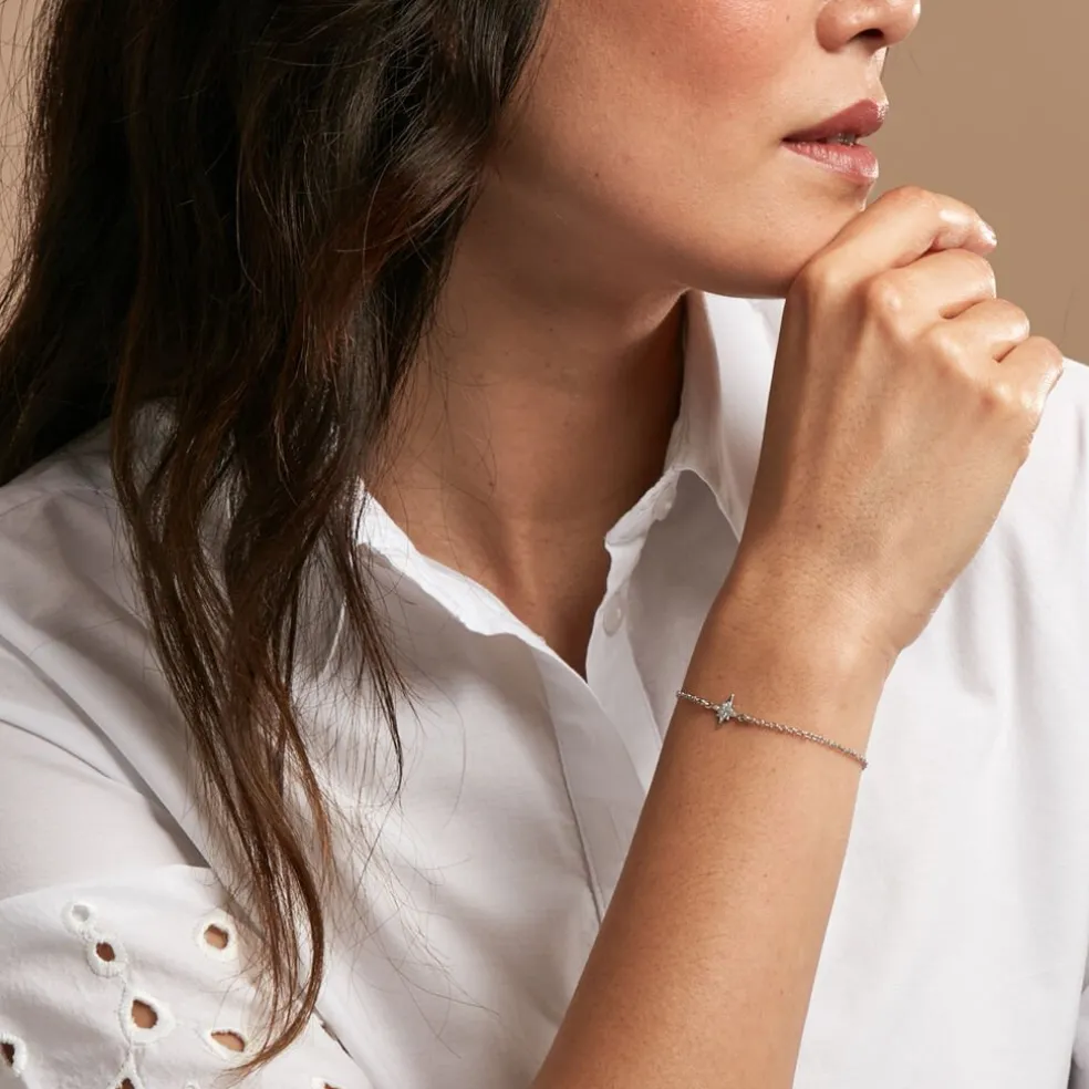 Bracelet Alcyone Argent Blanc