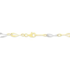 Bracelet Alejo Maille Fantaisie Or Bicolore