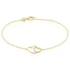 Bracelet Alexandra Plaqué Or Jaune Oxyde De Zirconium