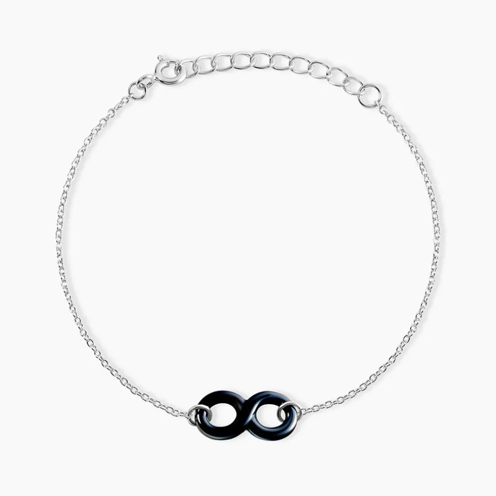 Bracelet Alicia Argent Blanc Céramique