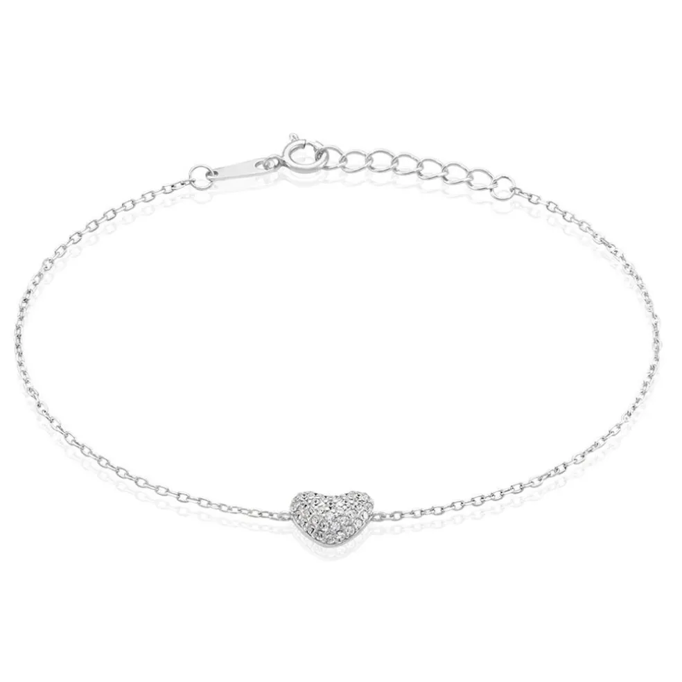Bracelet Alois Argent Blanc Oxyde De Zirconium
