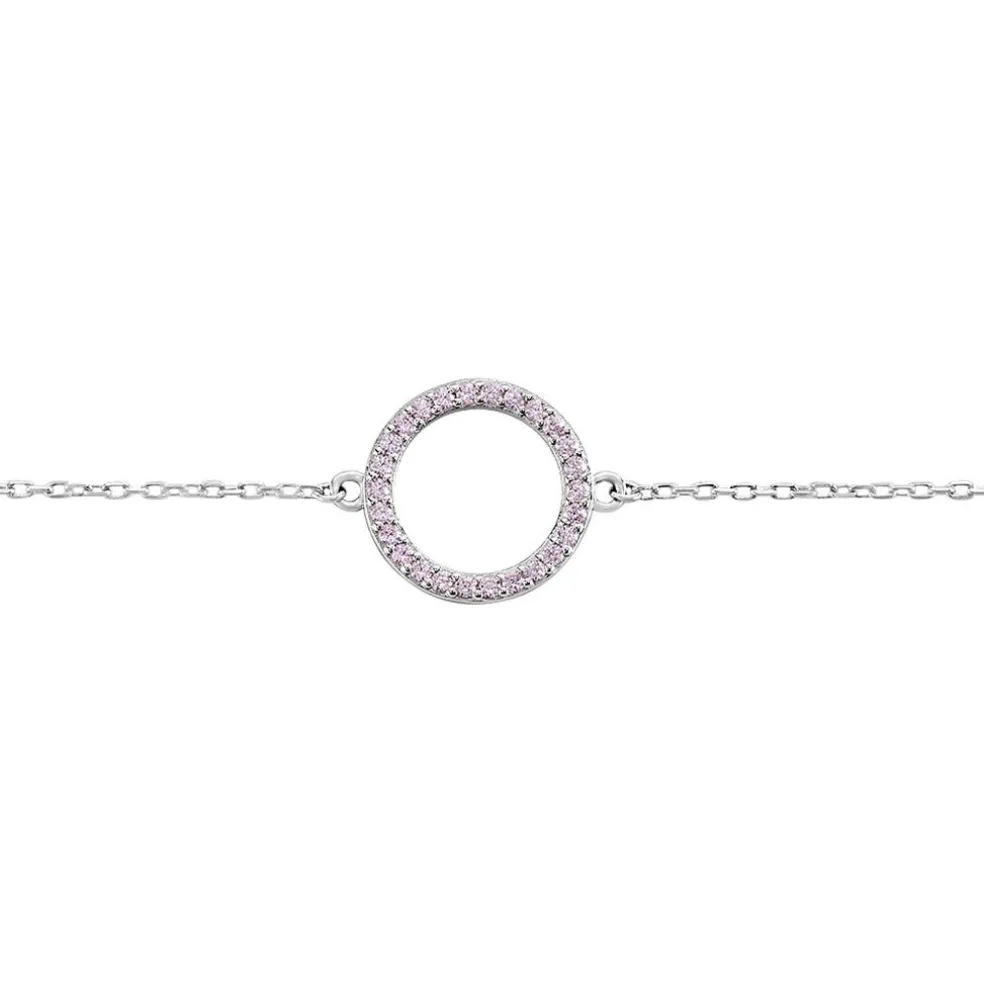 Bracelet Ambroisie Argent Blanc Oxyde De Zirconium