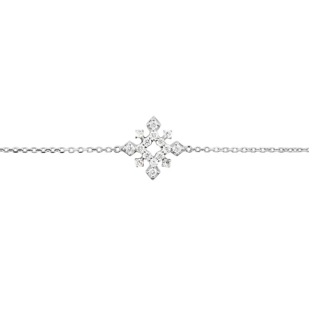 Bracelet Anea Or Blanc Diamant