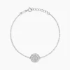 Bracelet Angeles Argent Blanc Oxyde De Zirconium