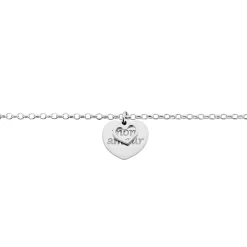 Bracelet Argent Blanc Euthalia