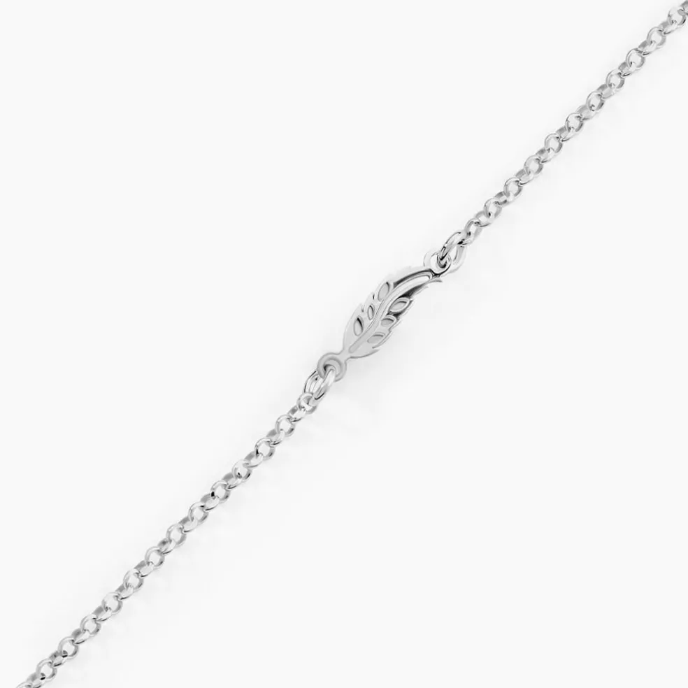 Bracelet Argent Blanc Maic