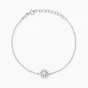 Bracelet Argent Blanc Maximille Oxydes De Zirconium