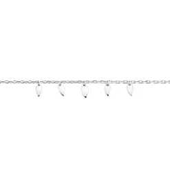 Bracelet Argent Blanc Shelia