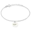 Bracelet Argent Blanc Tana Nacre