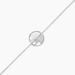 Bracelet Argent Gaillet Oxydes De Zirconium