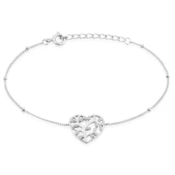 Bracelet Argent Rechef Oxydes De Zirconium