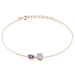 Bracelet Argent Rose Brenna Oxyde De Zirconium