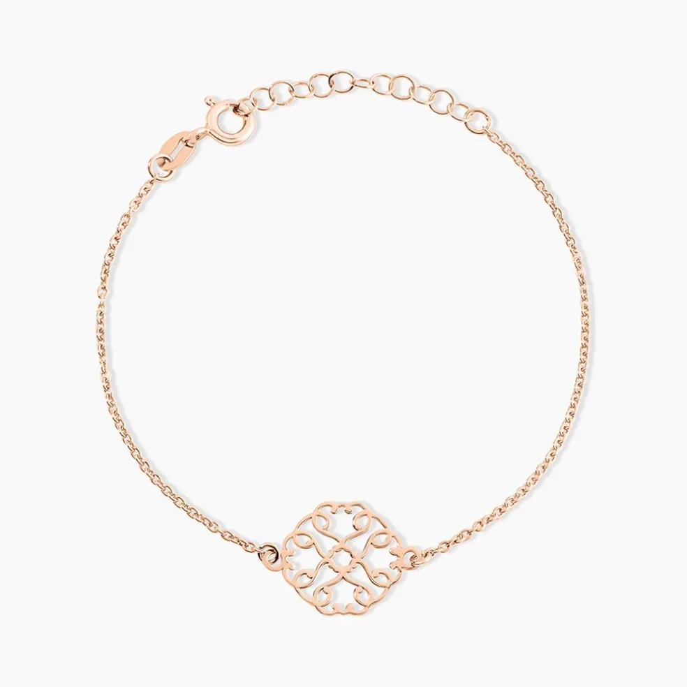 Bracelet Argent Rose Lev